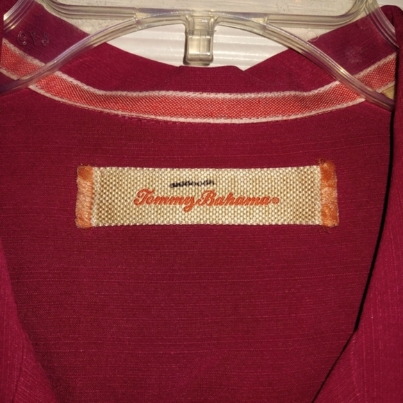 Tommy Bahama 100% Silk Sport Shirt Men's Large - Picture 2 of 5